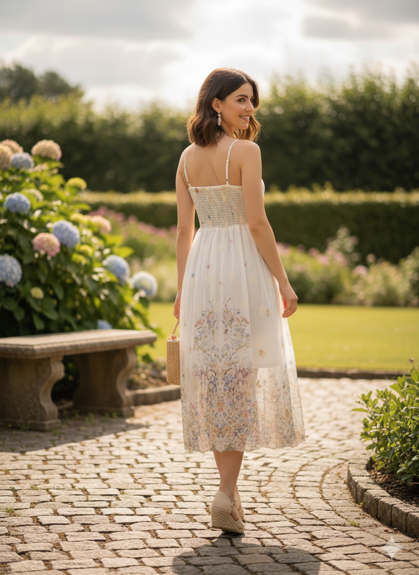 PRD Smocked Stripe Dress