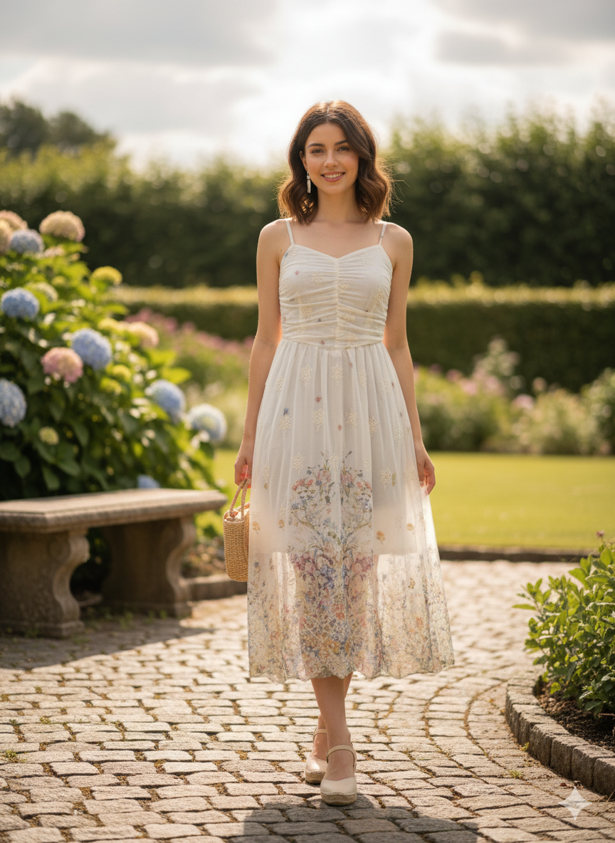 PRD Smocked Stripe Dress