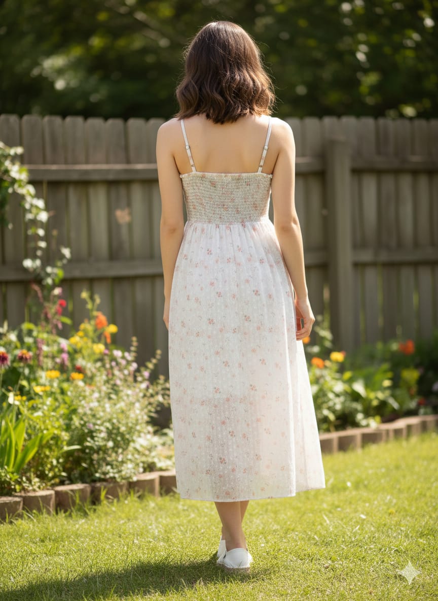 Smocked Stripe Dress