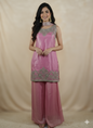 Pink Sharara suit