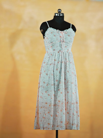 Smocked Stripe Dress